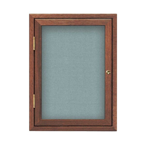 Sliding Glass Door Radius Letterboard, 72"x48", Black/Green Vinyl